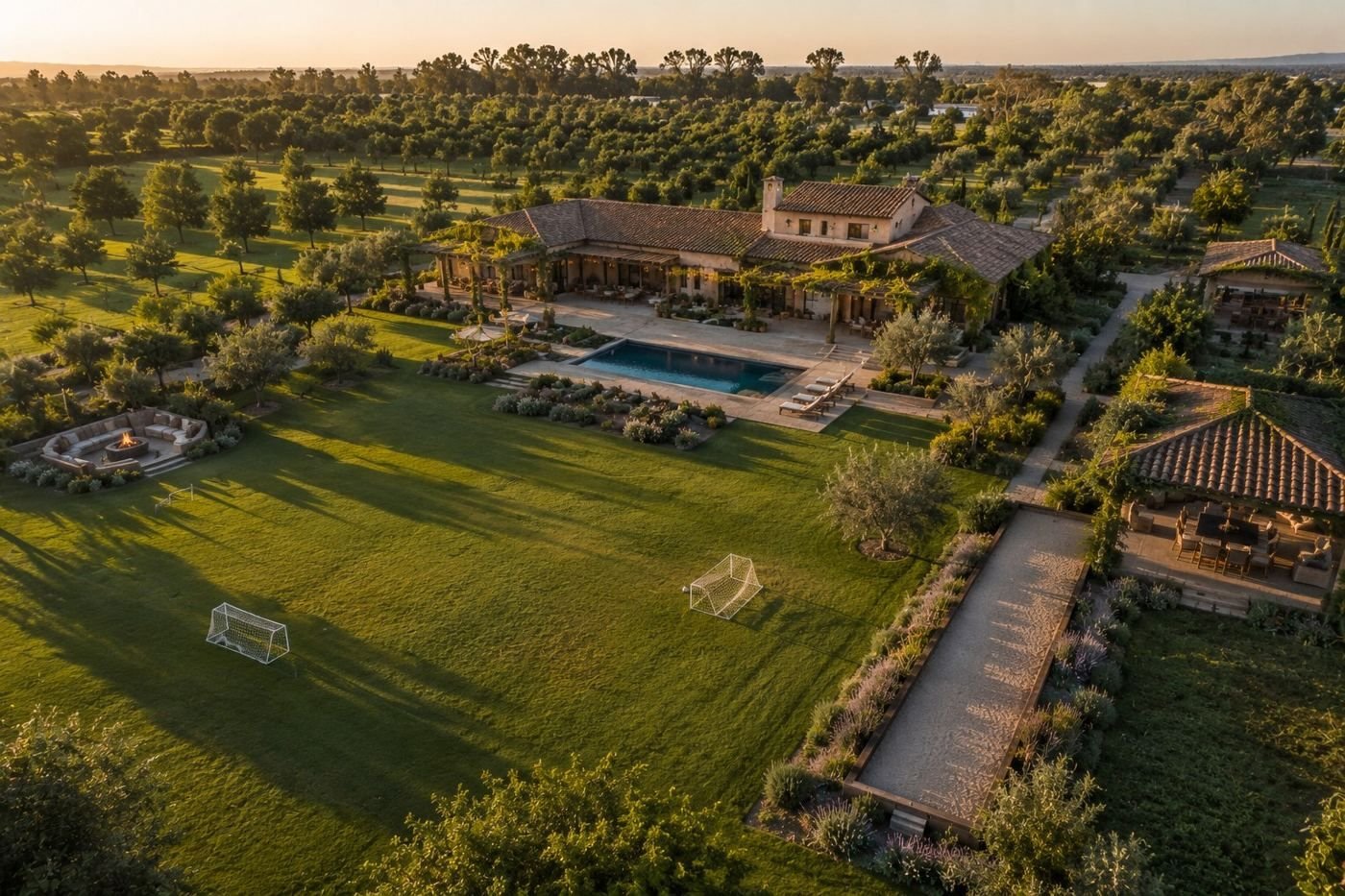 Organic Retreat — 2000 sq yd homestead with pool and gardens